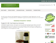 Tablet Screenshot of corenberg.com